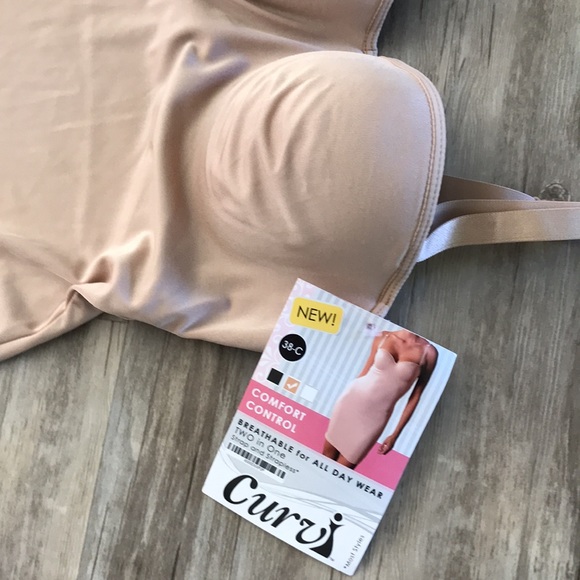 NWT Curves 38 C Nude Comfort Control Shapewear - Picture 5 of 9